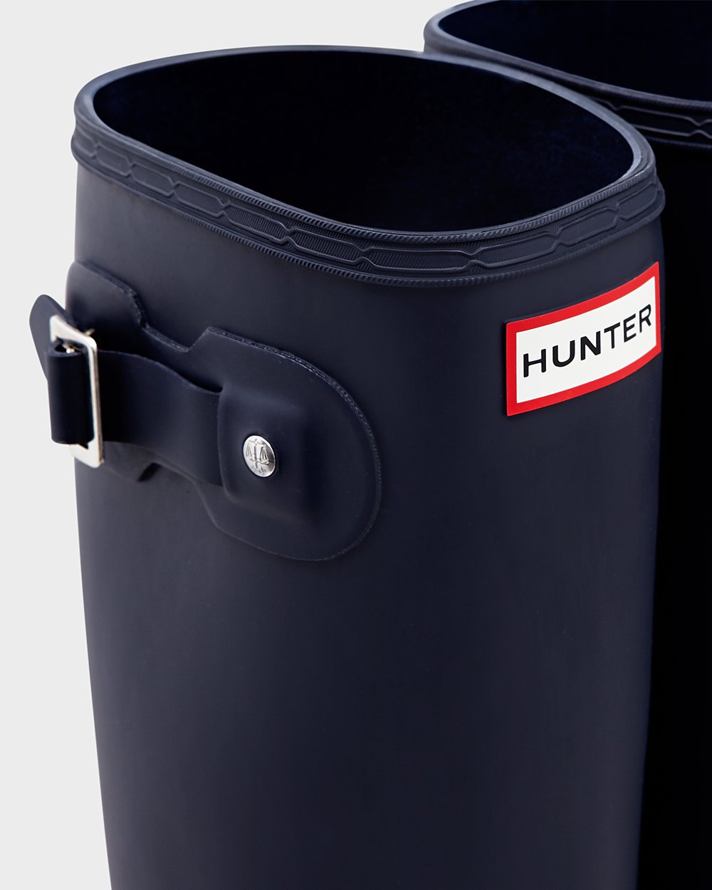 Women Hunter Original Tour Foldable | Tall Rain Boots Navy | NZ-2914-ZFDA